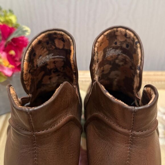 Kork-Ease Robin Brown Platform Ankle Boots Sz 9.5 - Picture 8 of 13